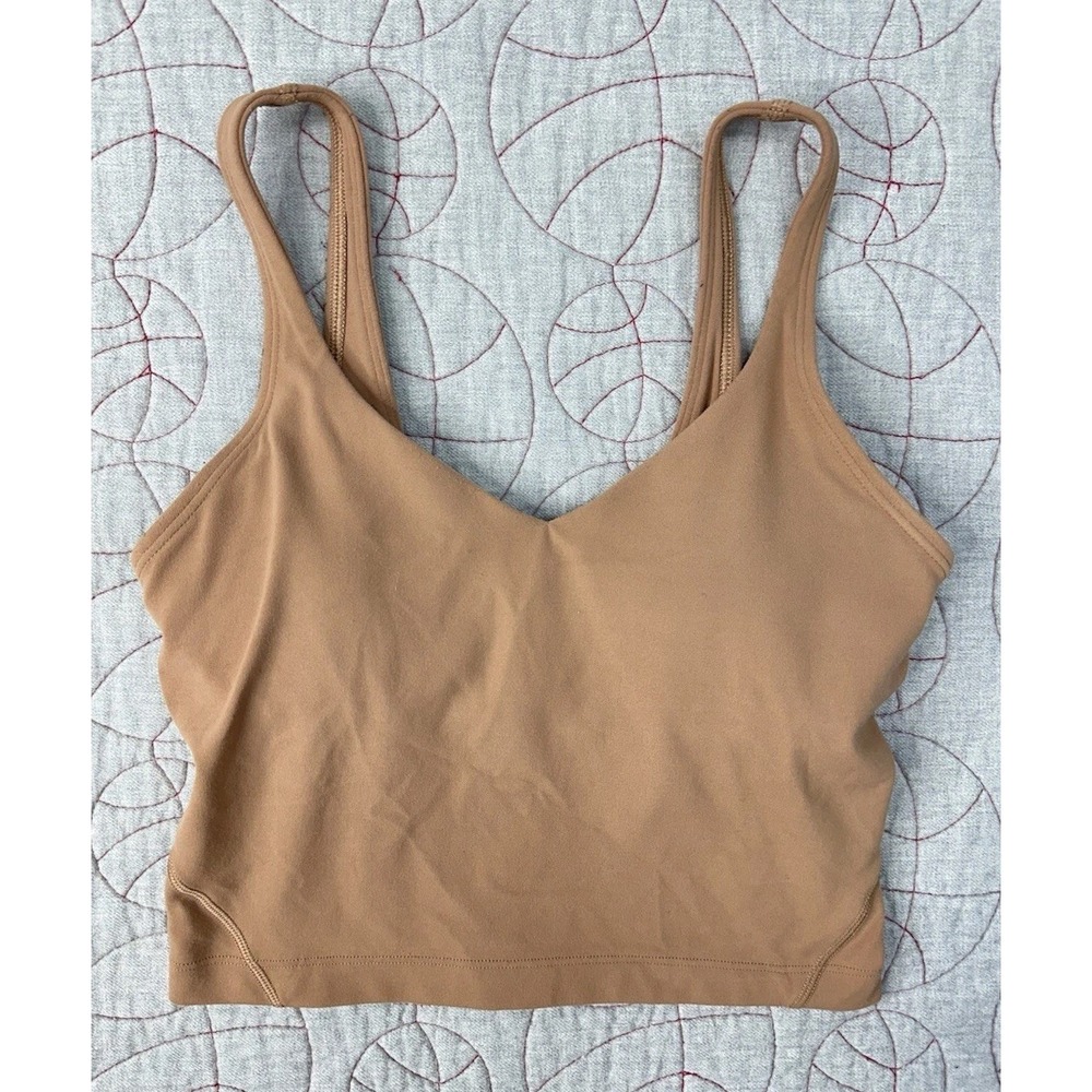 Lululemon Align Tank Dusty Clay Yoga Cropped / Women's 2